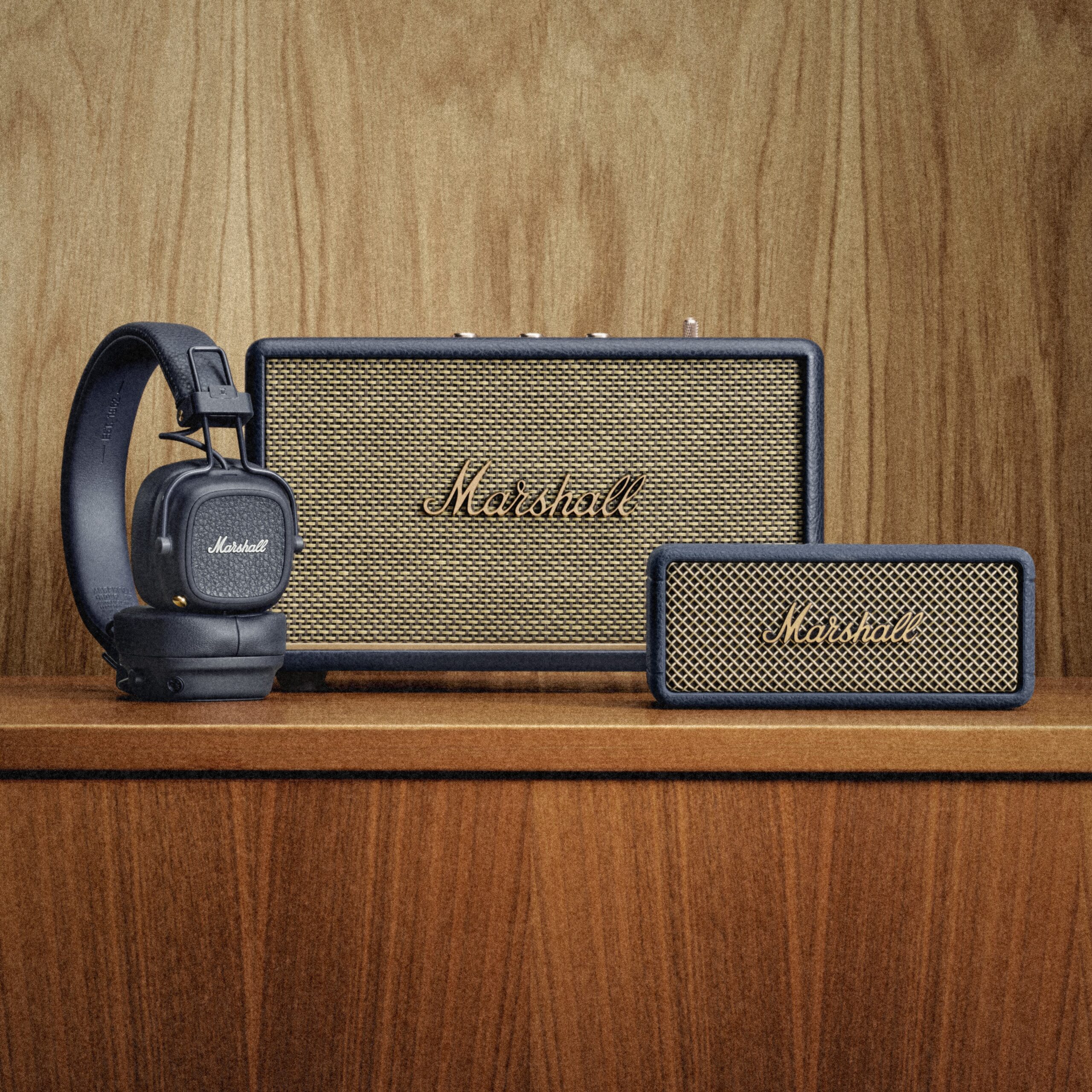 夜にこそ響くMarshallの新色──人気3モデルが「Midnight Blue」で登場